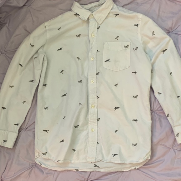 GAP Other - GAP XL white button down with sharks  BOGO